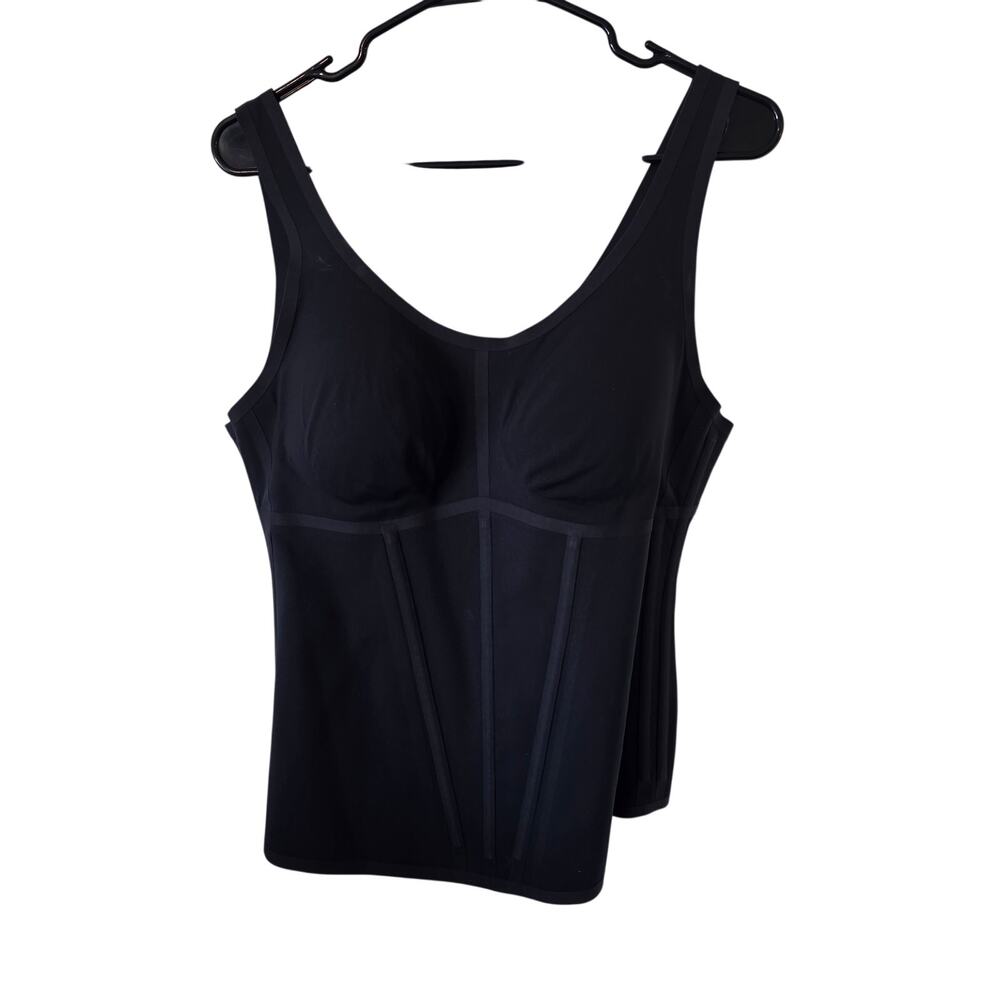 Honeylove Womens Shapewear Cami Tank Plus Size 1X Black